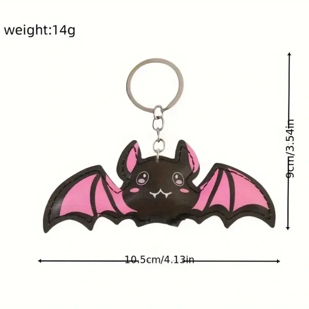 Pink and Black Bat Key Holder, NEW